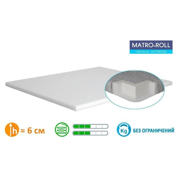 

Матрас ортопедический Matroluxe Air Standart 3в1 Topper 180x200 см