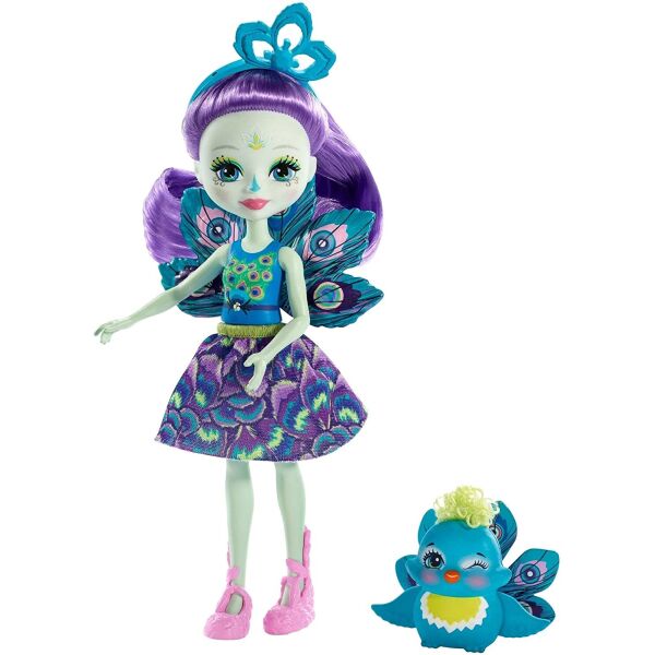 

Кукла Павлина Пэттер и Флэп Enchantimals Patter Peacock Doll with Flap 2 FXM74