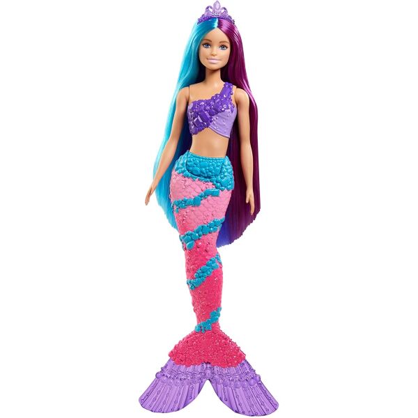 

Кукла Барби Дримтопия Русалочка с длинными волосами Barbie Dreamtopia Mermaid Doll with Extra-Long Two-Tone Fantasy Hair GTF39