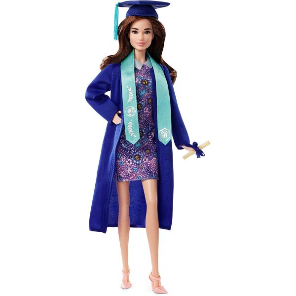 

Кукла Барби коллекционная Выпускной день Barbie Graduation Day Doll, Long Brunette Hair FXC75