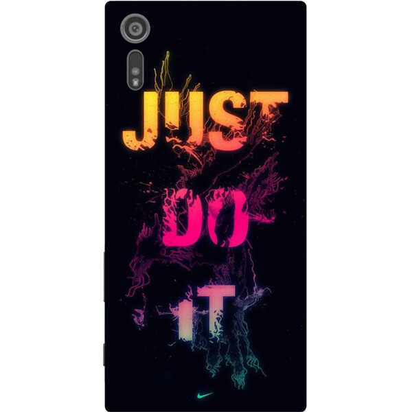 

Чехол бампер Amstel для Sony Xperia XZ f8332 с принтом Just do it