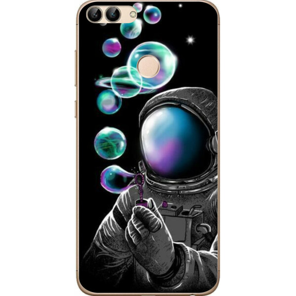 

Силиконовый чехол Amstel для Huawei P Smart с картинкой Космонавт и планеты