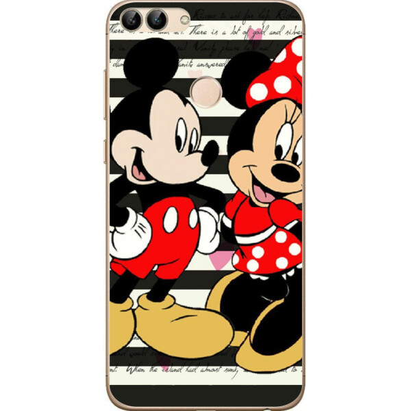 

Чехол силиконовый Amstel для Huawei P Smart с картинкой Микки и минни маус