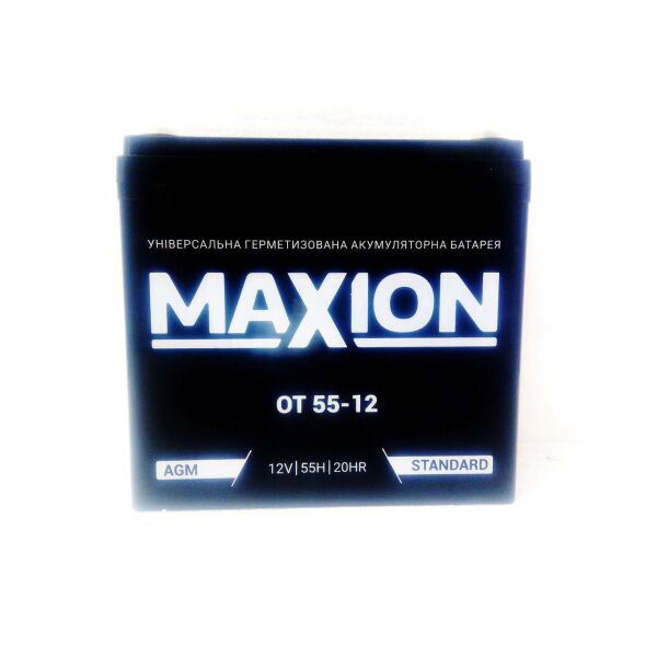 

Аккумулятор промышленный MAXION 12V 55 Ah