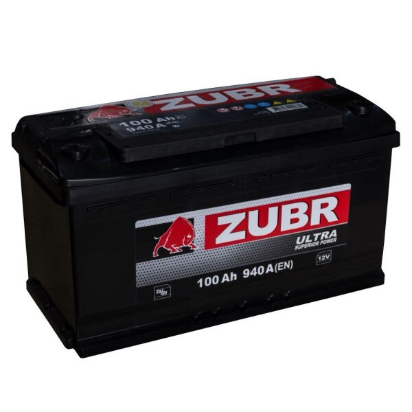 

Аккумулятор автомобильный ZUBR Ultra 100 (L +) 940А