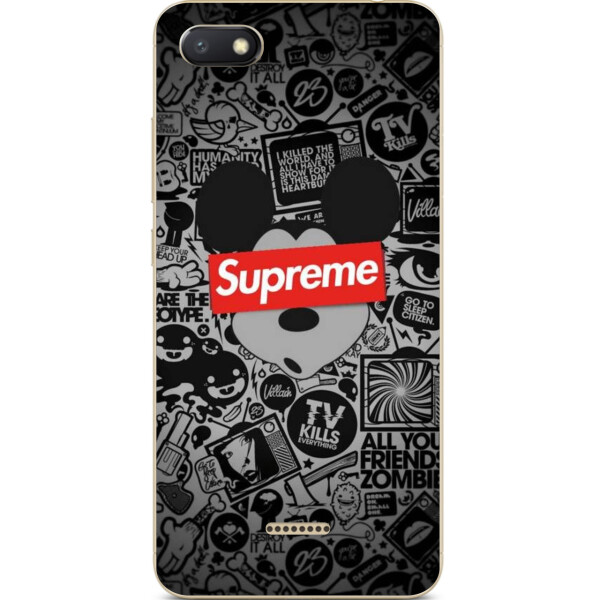 

Силиконовый чехол Amstel для Xiaomi Redmi 6A с картинкой Микки Supreme