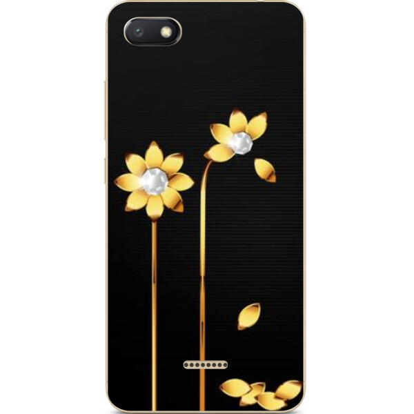

Силиконовый чехол бампер Amstel для Xiaomi Redmi 6A Цветы