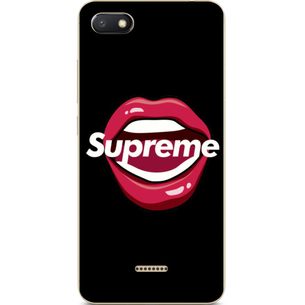 

Чехол силиконовый Amstel для Xiaomi Redmi 6A с картинкой Губы Supreme