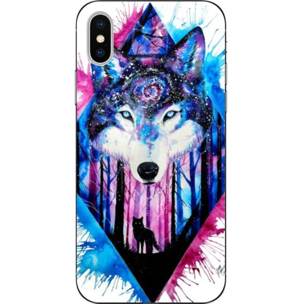

Силиконовый чехол Amstel с рисунком для Iphone Xs Красивый волк