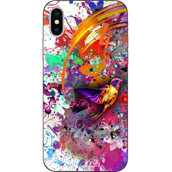

Силиконовый чехол Amstel для Iphone Xs с картинкой Креатив