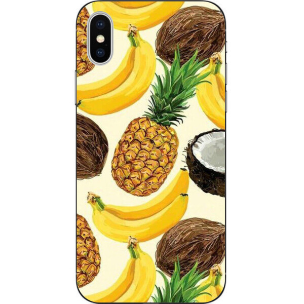 

Силиконовый чехол бампер Amstel для Iphone Xs с картинкой Фрукты