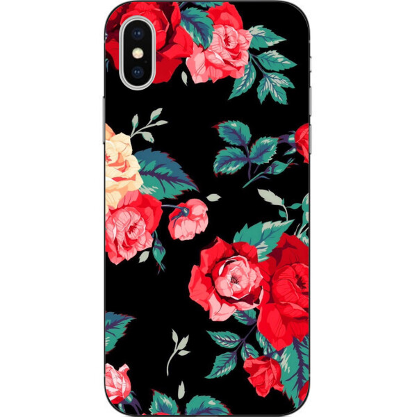 

Силиконовый чехол бампер Amstel для Iphone Xs с картинкой Розы
