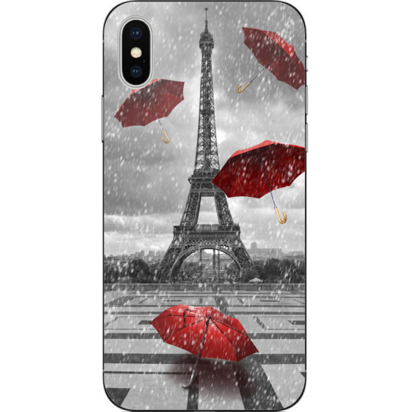 

Бампер силиконовый чехол Amstel для Iphone Xs с картинкой Париж