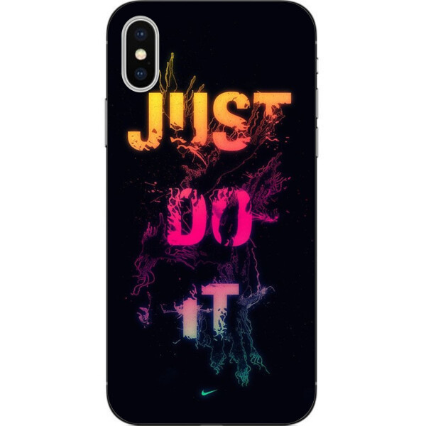 

Бампер силиконовый чехол Amstel для Iphone Xs с картинкой Just do it