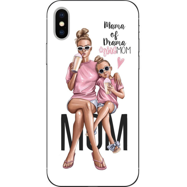 

Бампер силиконовый чехол Amstel для Iphone Xs с картинкой Мама