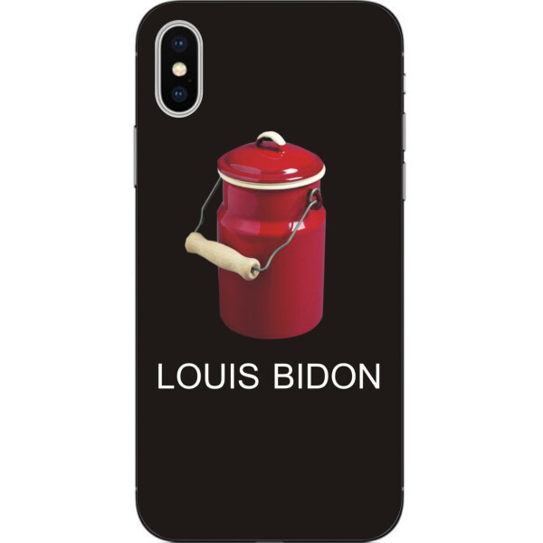 

Антибрендовый силиконовый чехол Amstel для Iphone Xs с картинкой Louis Bidon