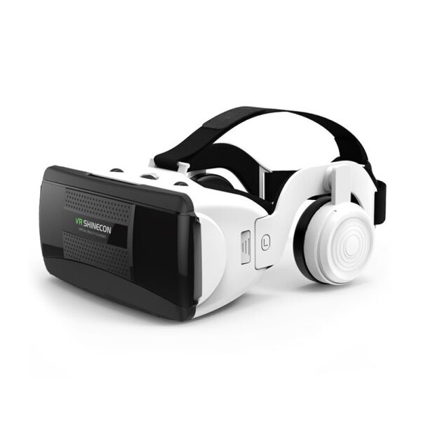 Акція на Очки виртуальной реальности c наушниками Shinecon VR G06EB 3D гарнитура від Allo UA