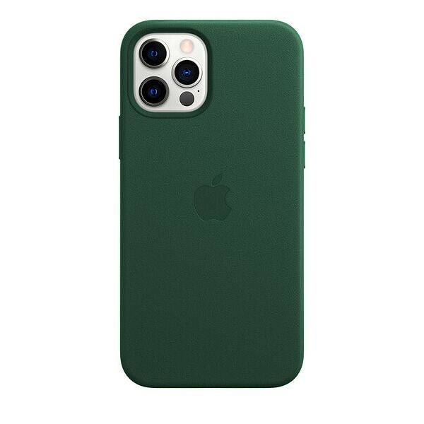 

Чехол-накладка Кожа Leather Case Full Cover для Apple iPhone 12 / 12 Pro 6.1" (forest green)
