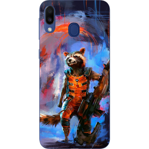 

Силиконовый чехол бампер Amstel для Samsung Galaxy A30 2019 A305F с картинкой Енот Ракета
