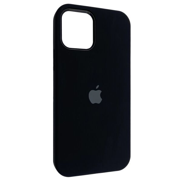 

Чехол-накладка Silicone Case Full Cover для Apple iPhone 12 Pro Max 6.7" (black)