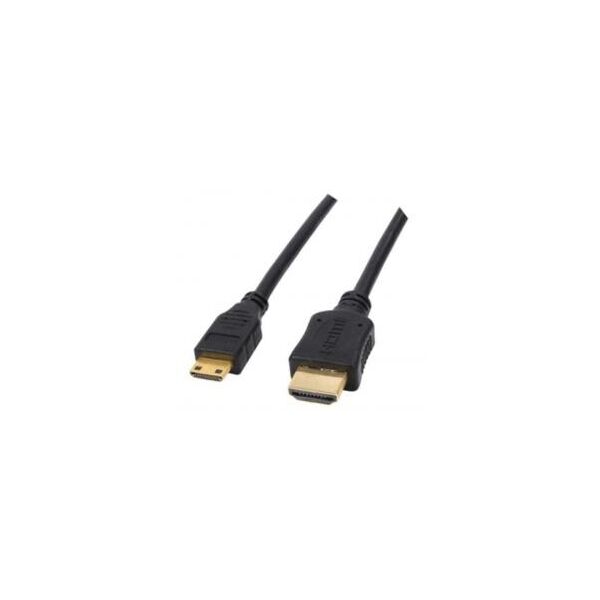 Акція на Кабель HDMI-miniHDMI (Type-C) Atcom 1m Black від Allo UA