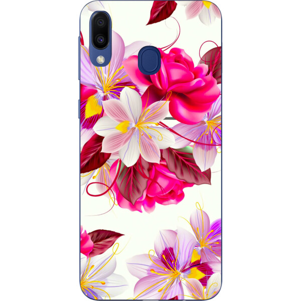 

Чехол силиконовый Amstel для Samsung Galaxy A30 2019 A305F с картинкой Яркие цветы