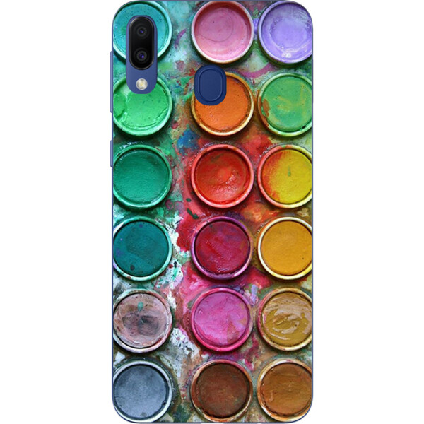 

Оригинальный чехол накладка Amstel для Samsung Galaxy A30 2019 A305F с картинкой Краски
