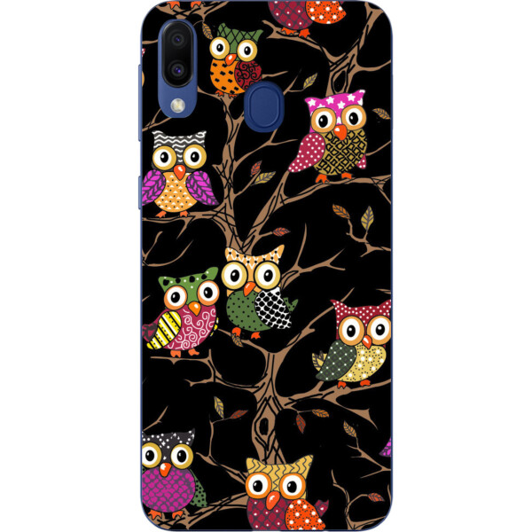 

Оригинальный чехол накладка Amstel для Samsung Galaxy A30 2019 A305F с картинкой Совята