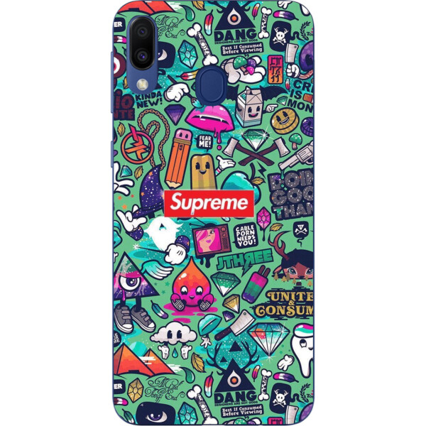 

Чехол бампер Amstel для Samsung Galaxy A30 2019 A305F с принтом Креатив Supreme