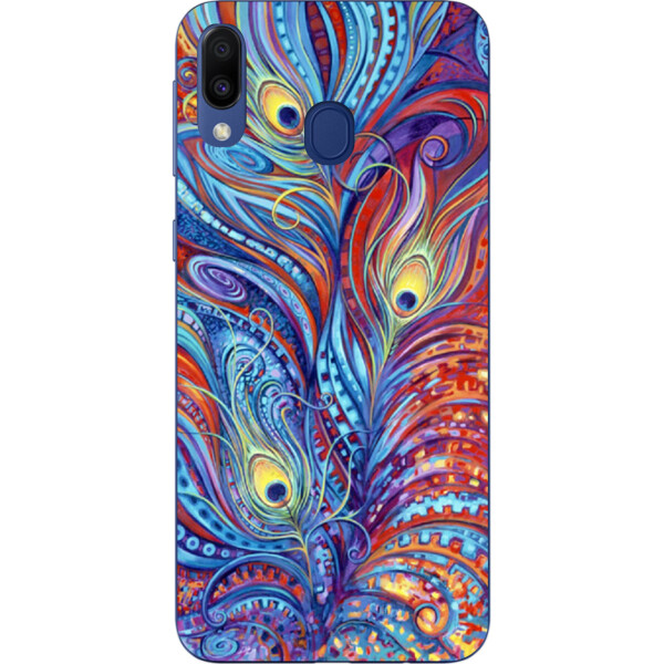 

Чехол бампер Amstel для Samsung Galaxy A30 2019 A305F с принтом Перья