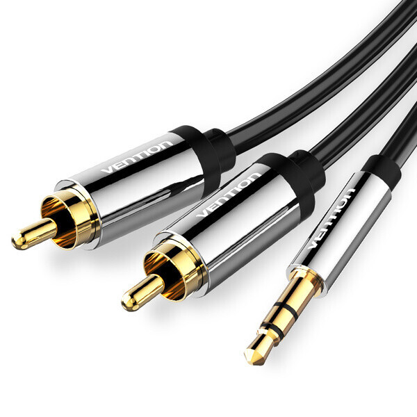 

Кабель Audio 3.5мм-RCA Vention 0.5m Black (BCFBD)