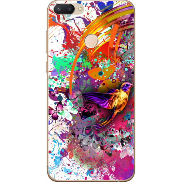 

Силиконовый чехол бампер Amstel для ZTE Blade V9 с картинкой Креатив