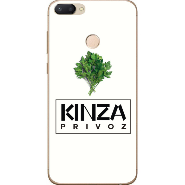 

Антибрендовый силиконовый чехол Amstel для ZTE Blade V9 с картинкой Kinza Privoz