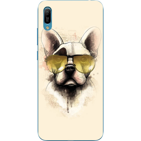 

Силиконовый чехол Amstel для Huawei Y6 2019 с картинкой Пес в очках