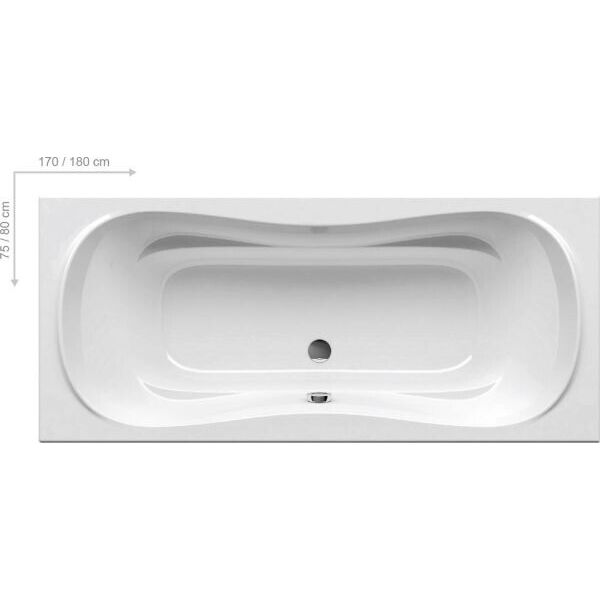 

Ванна акриловая Ravak Campanula II 180x80 CB21000000
