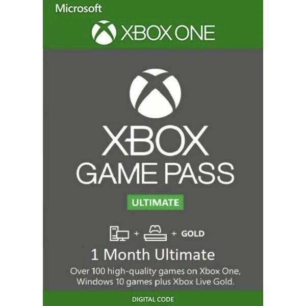 

Электронный код (Подписка) Xbox Game Pass Ultimate - 1 месяц Xbox One/Series для всех регионов и стран