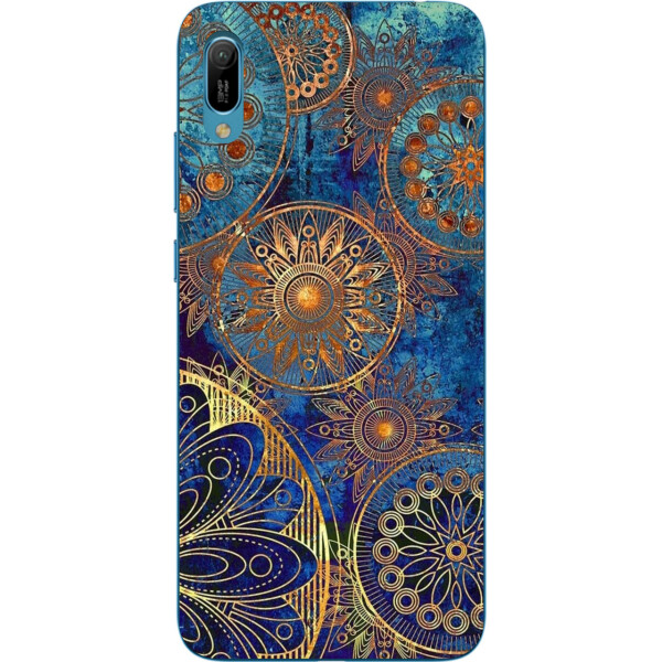 

Бампер силиконовый чехол Amstel для Huawei Y6 2019 с картинкой Круги винтаж