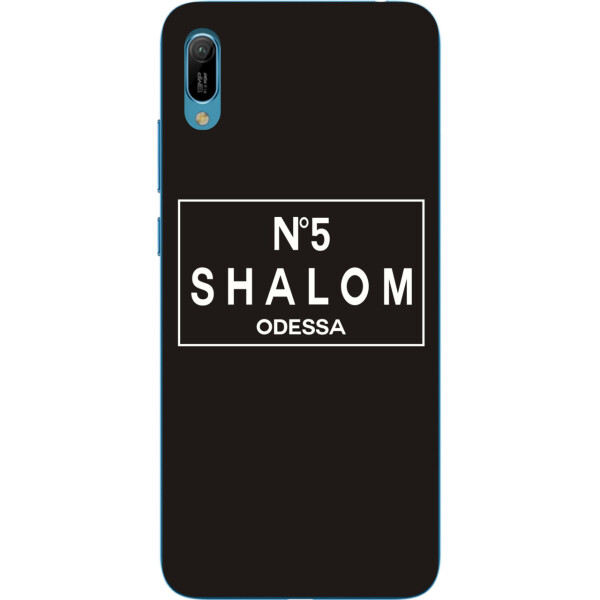 

Антибрендовый силиконовый чехол Amstel для Huawei Y6 2019 с картинкой Shalom №5 Odessa