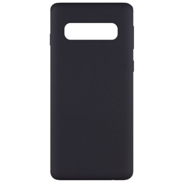 

Противоударный Защитный Силиконовый Чехол - Накладка Epik Silicone Cover Full without Logo (A) для Samsung Galaxy S10 Термополиуретановый / + Высокие Бортики / Матовый / с Микрофиброй / Черный / Black