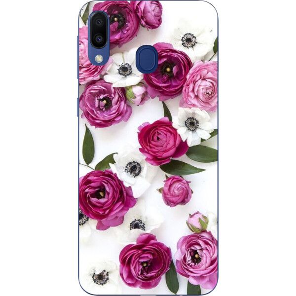 

Силиконовый чехол бампер Amstel для Samsung Galaxy A40 2019 A405F с картинкой Цветы