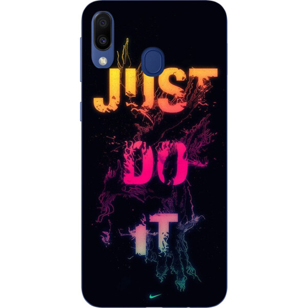 

Бампер силиконовый чехол Amstel для Samsung Galaxy A40 2019 A405F с картинкой Just do it