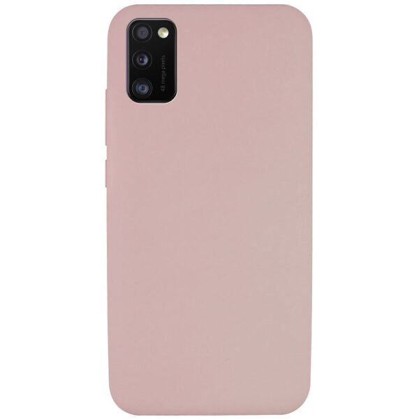 

Противоударный Защитный Термополиуретановый Чехол - Накладка Epik Silicone Cover Full without Logo (A) для Samsung Galaxy A41 с Микрофиброй / Матовый / Розовый / Pink Sand