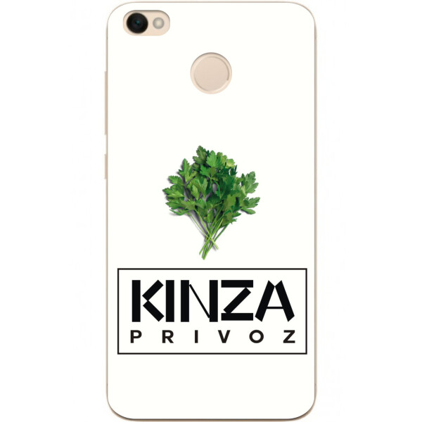 

Антибрендовый силиконовый чехол Amstel для ZTE Blade A6 с картинкой Kinza Privoz