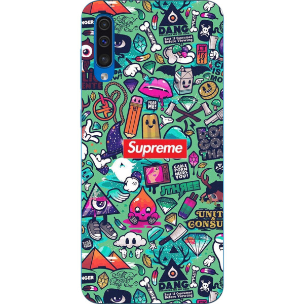 

Силиконовый чехол Amstel с рисунком для Samsung Galaxy A50 2019 A505F Креатив Supreme