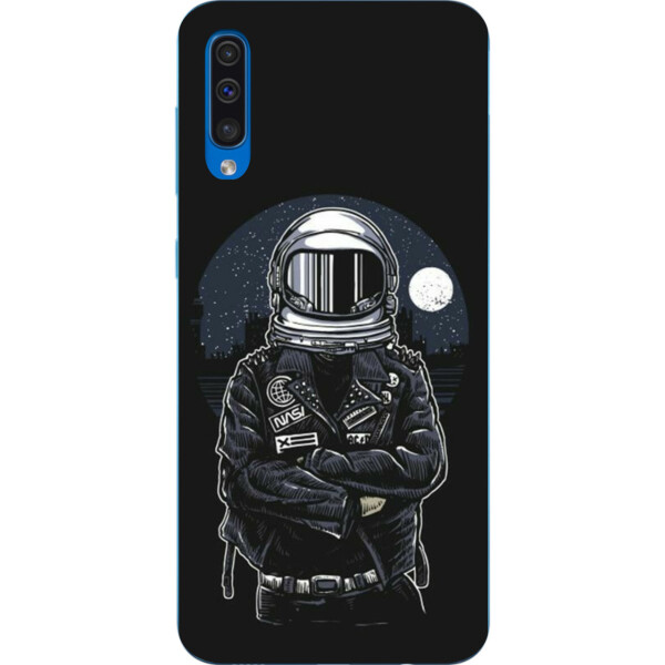 

Силиконовый чехол бампер Amstel для Samsung Galaxy A50 2019 A505F с картинкой Космонавт