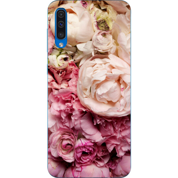 

Силиконовый чехол бампер Amstel для Samsung Galaxy A50 2019 A505F с картинкой Пионы