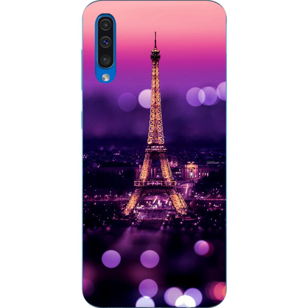 

Чехол силиконовый Amstel для Samsung Galaxy A50 2019 A505F с картинкой Париж ночью