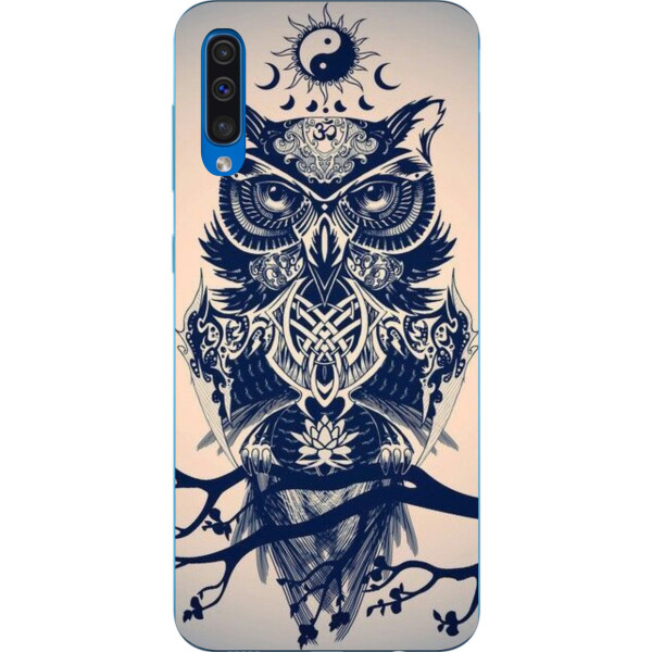

Чехол силиконовый Amstel для Samsung Galaxy A50 2019 A505F с картинкой Сова на ветке