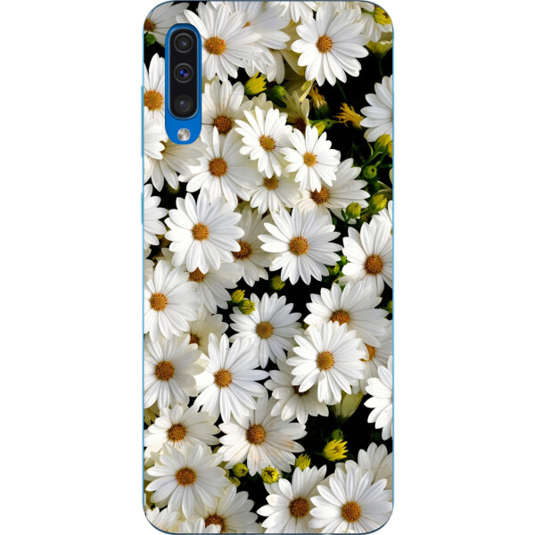 

Бампер силиконовый чехол Amstel для Samsung Galaxy A50 2019 A505F с картинкой Ромашки
