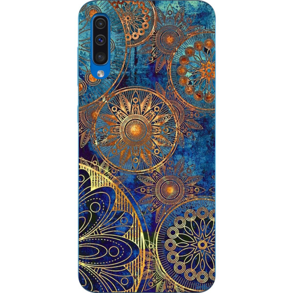 

Бампер силиконовый чехол Amstel для Samsung Galaxy A50 2019 A505F с картинкой Круги винтаж